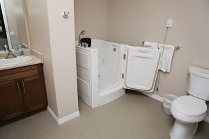 Bathroom of Suite at Rotary Villas, Brandon, Manitoba