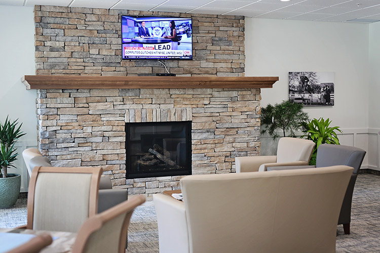 Lounge Area at Rotary Villas, Brandon, Manitoba