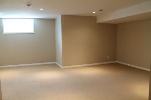24 White Ash basement living room