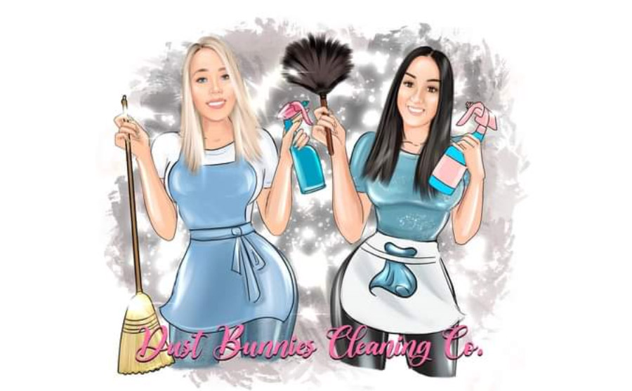 Dust Bunnies Cleaning Co. logo
