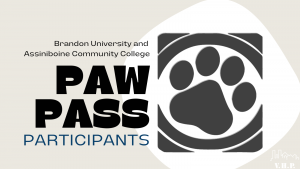 Brandon University and Assiniboine College PAW PASS