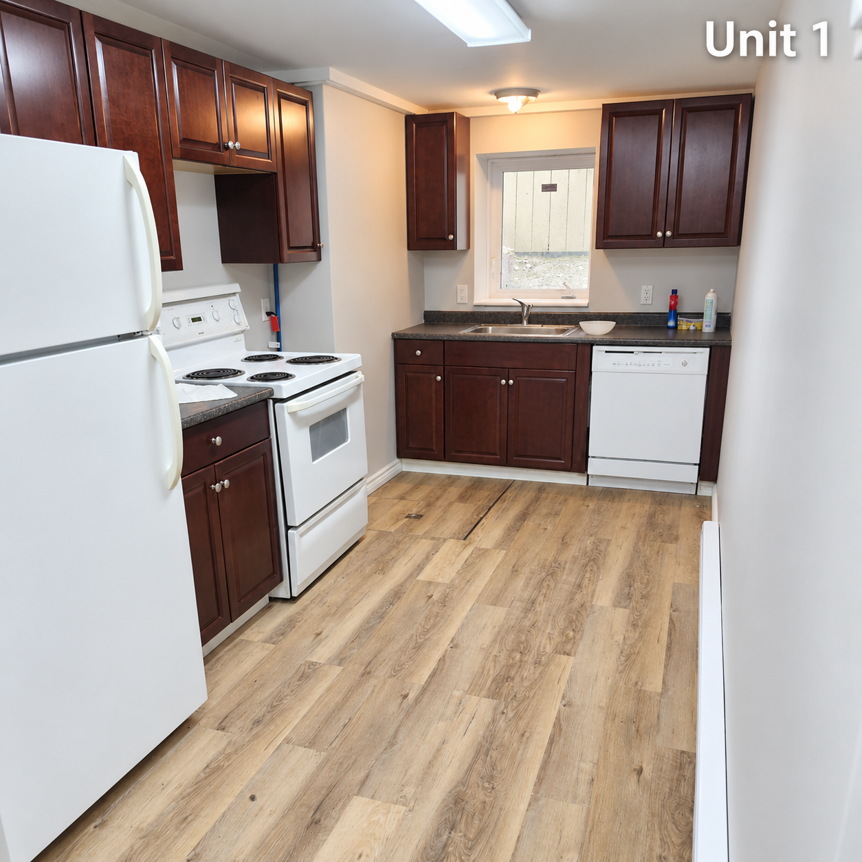 Bright natural kitchen, Unit 1