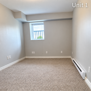 Rental bedroom listing with Unit 1
